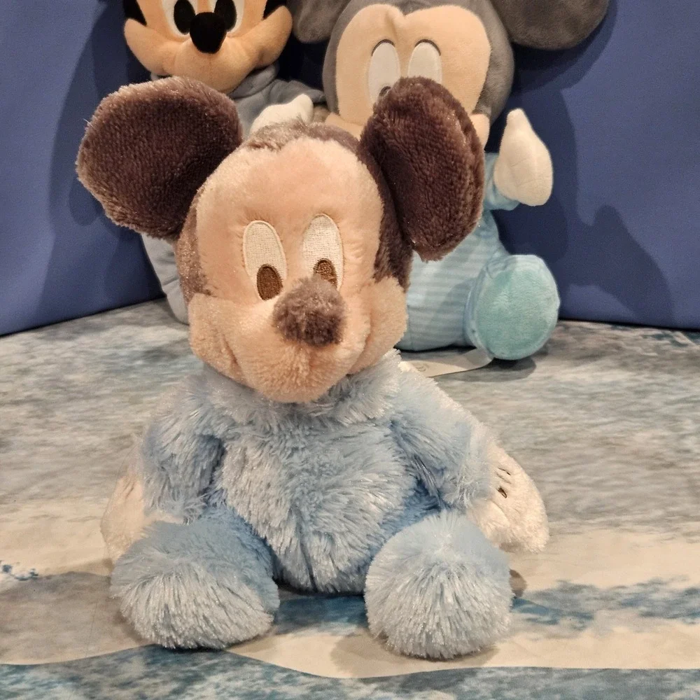 Disney Babies Mickey Plush Bundle 3 Disney Store Disney Parks Baby Mickey Rattle